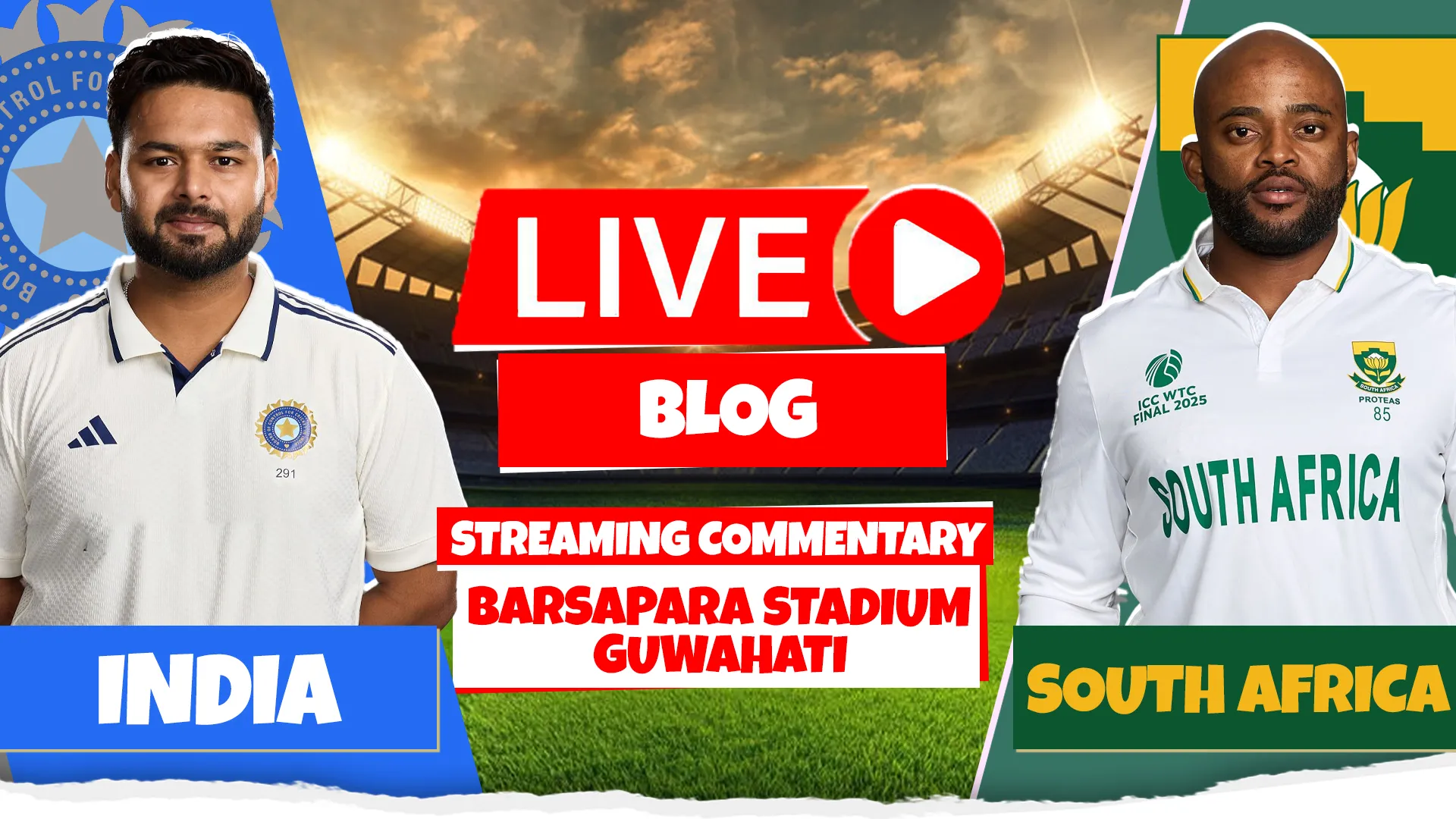 India vs South Africa 2nd Test Live Score