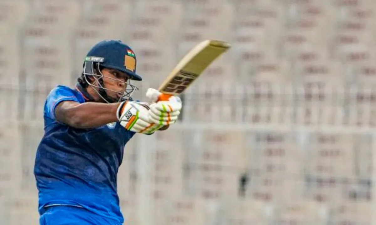 Vaibhav Suryavanshi 190 runs in Vijay Hazare Trophy