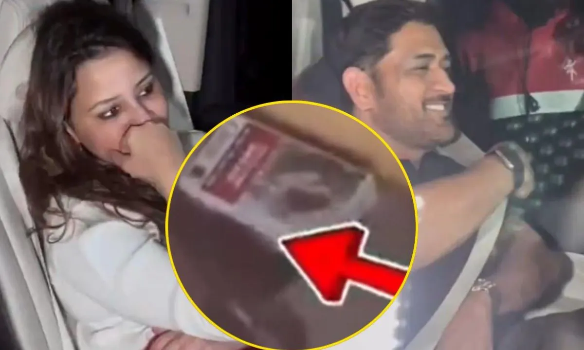 Sakshi Dhoni Spotted with Cigarette
