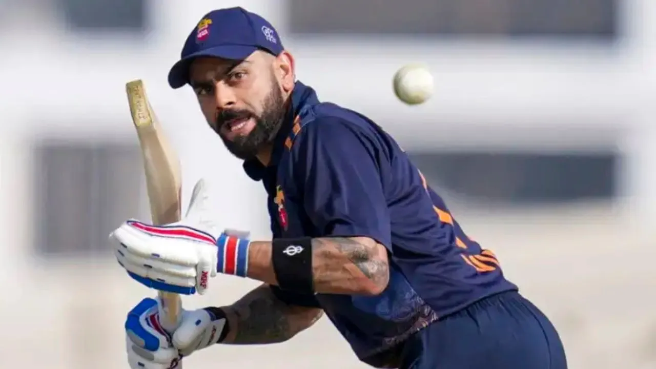 Kohli Dominates Gujarat with Explosive 77