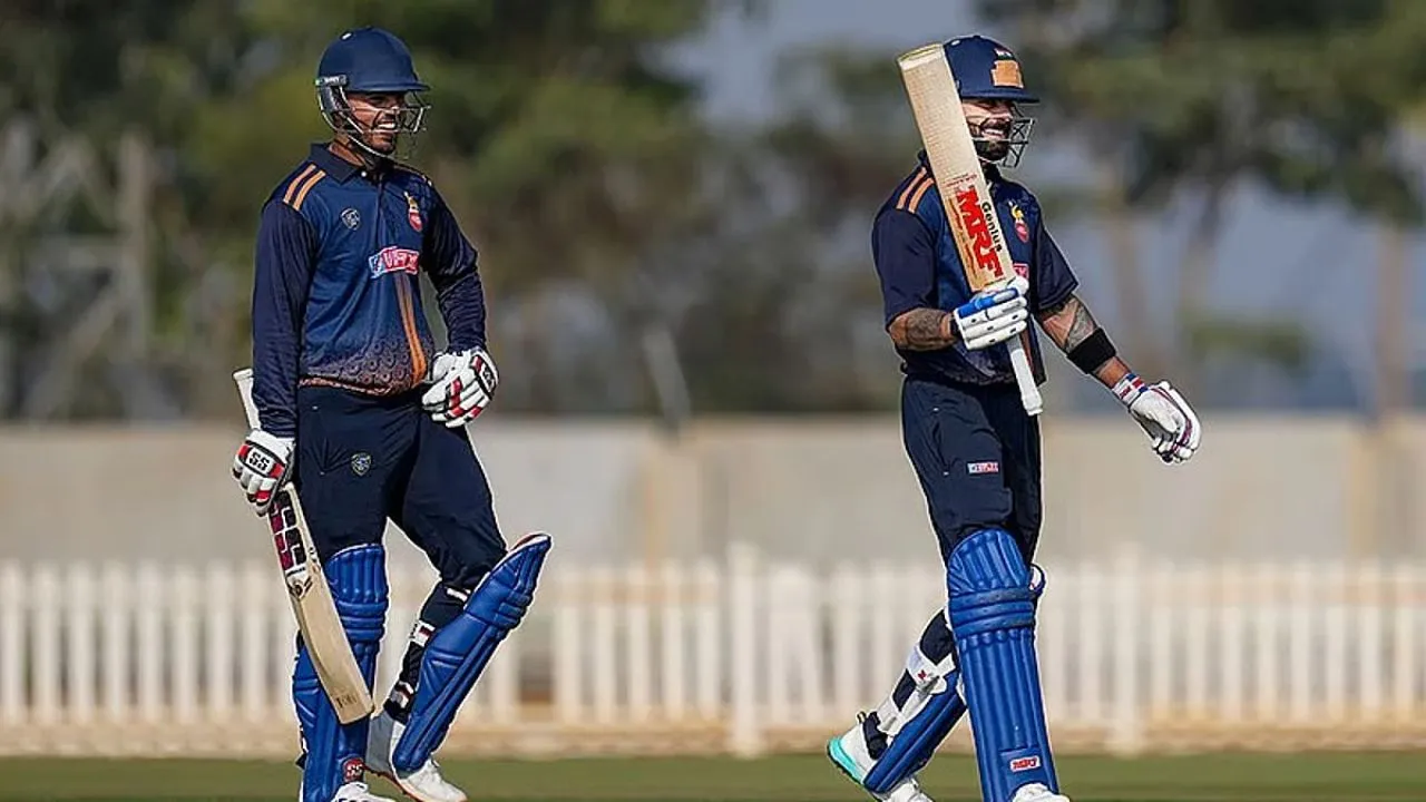 Kohli Dominates Gujarat with Explosive 77