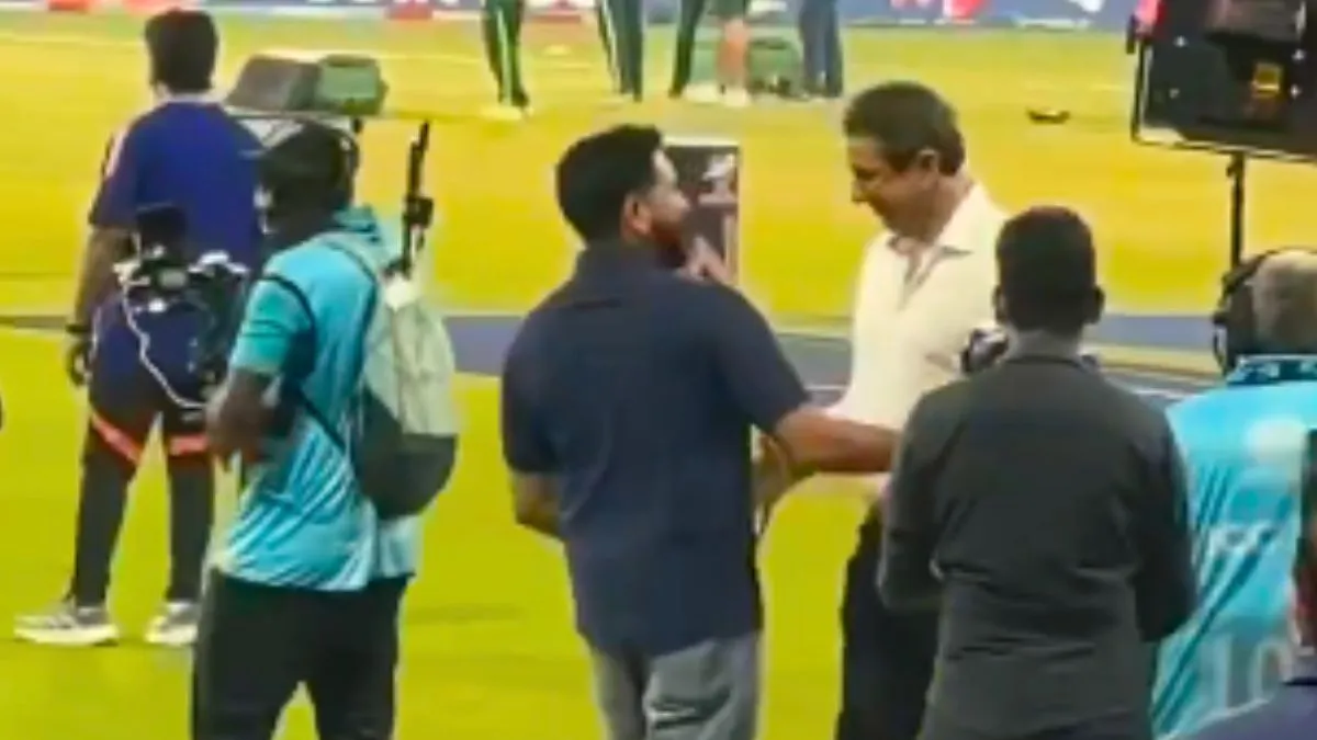Rohit Sharma hugging Wasim Akram Sparks Controversy