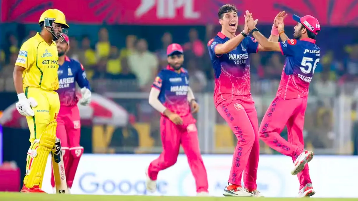 Rajasthan Royals beat CSK