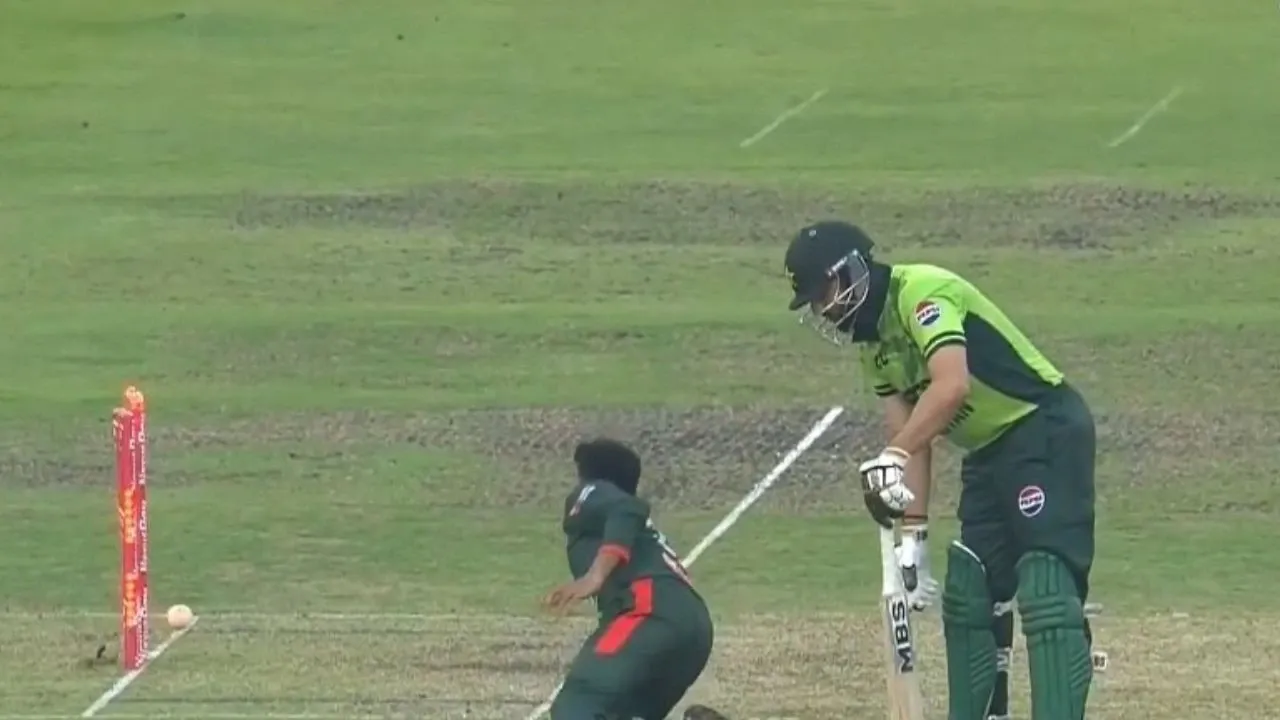 Salman Ali Agha Run Out