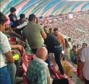 Fans Fight In LSG Vs RR Match