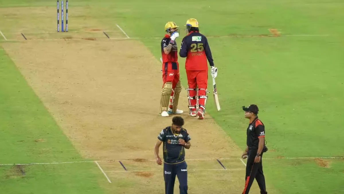 GT vs RCB Scorecard